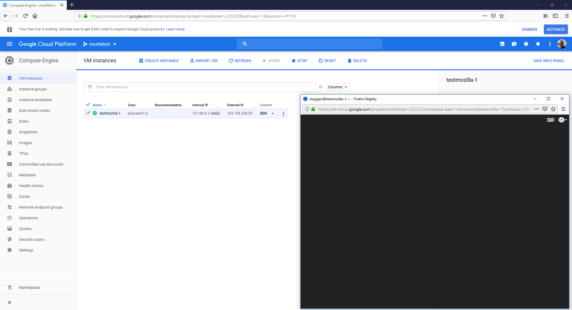 cloud.google.com - Google cloud shell does not work · Issue #20551 ...
