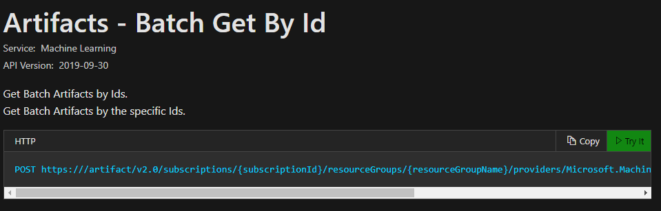 There are no domains for Machine Learning REST API endpoints · Issue ...