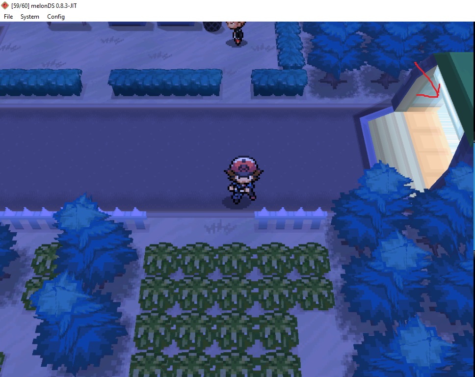 Corrupted texture in Route 8 (Pokemon Black/White) (OpenGL only