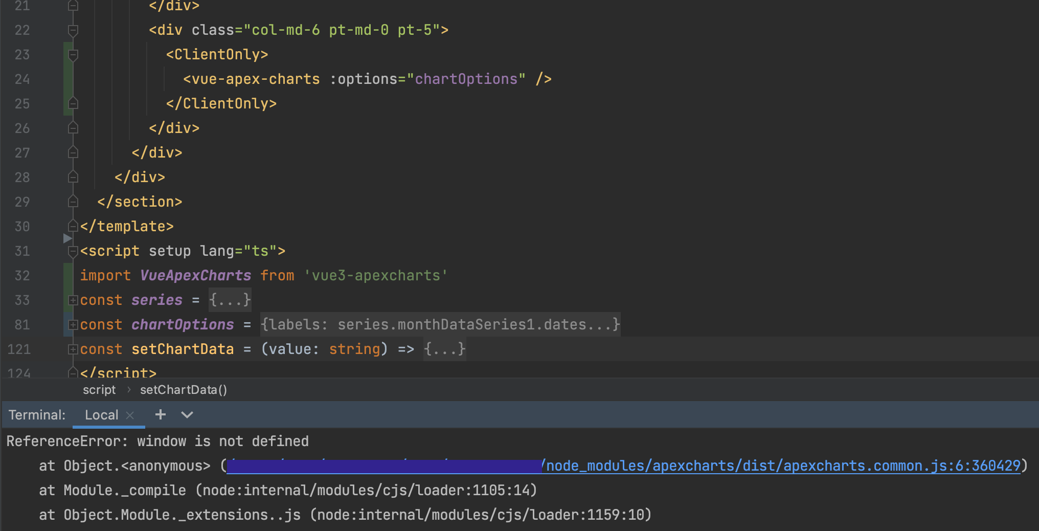 Use ApexCharts in Nuxt3 · nuxt nuxt · Discussion #16482 · GitHub