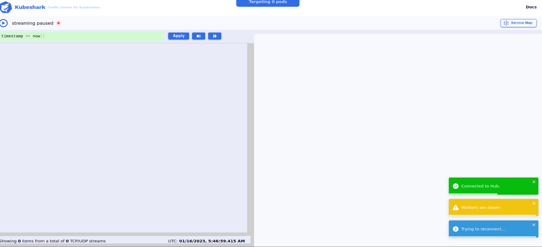 workers are down · Issue #1299 · kubeshark/kubeshark · GitHub