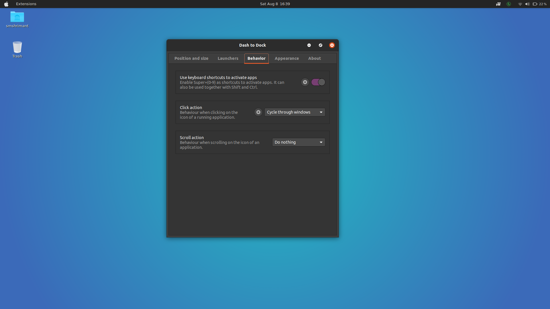 Unable to move dock position from Left to Bottom. · Issue #1289 ...