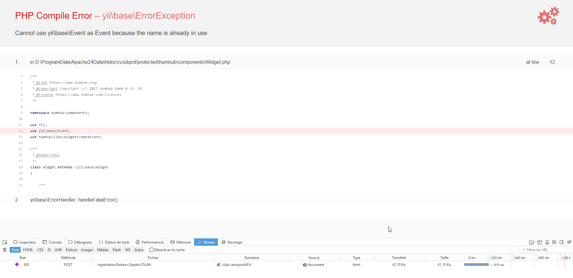 Register Process // Break at end · Issue #2806 · humhub/humhub · GitHub