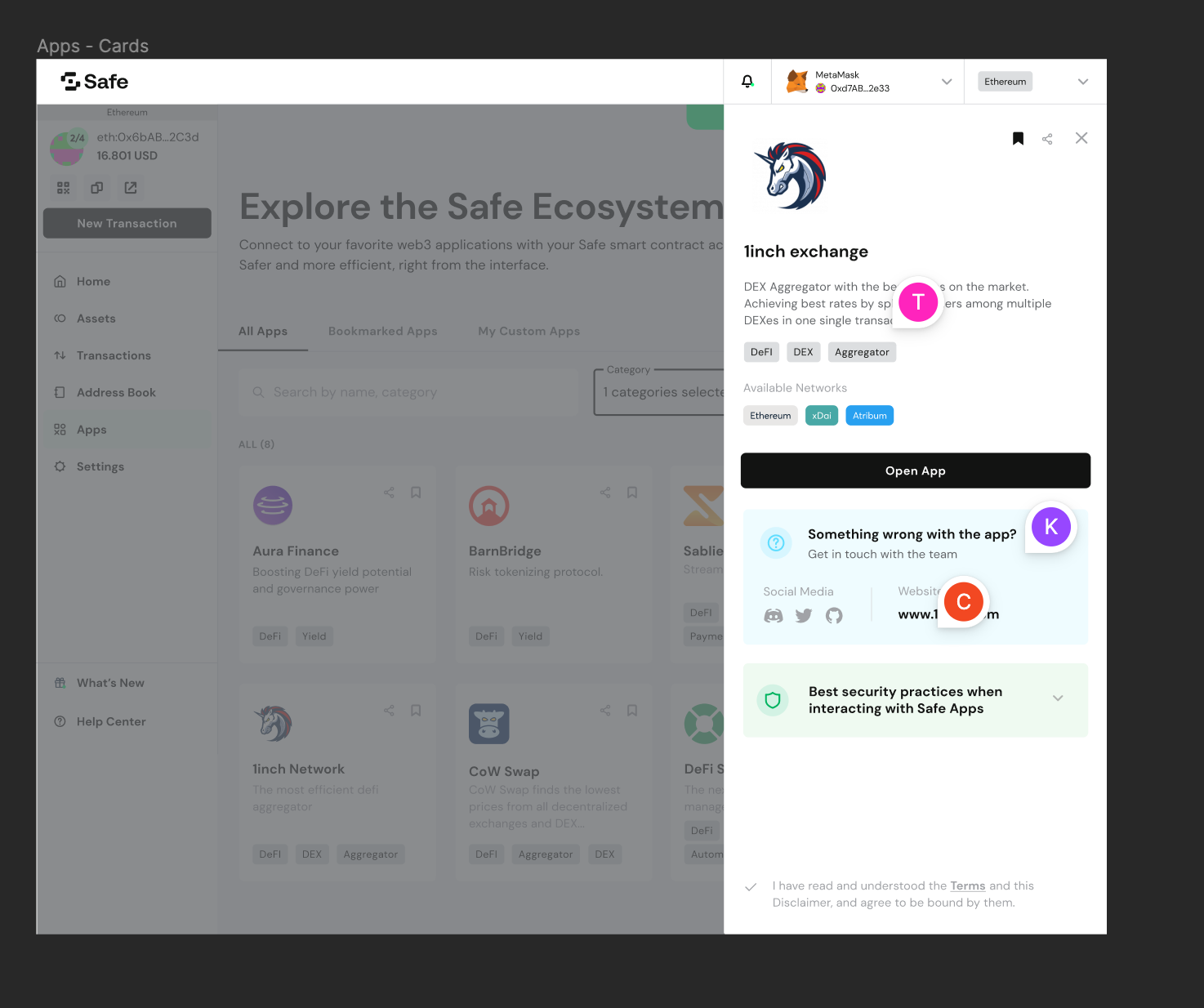 Store social media links for Safe Apps · Issue #739 · safe-global/safe ...