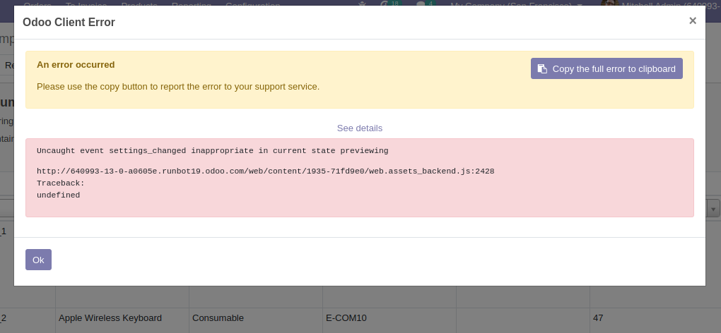 [11.0 - 13.0] [base_import]: Error on "Show fields of relation fields ...