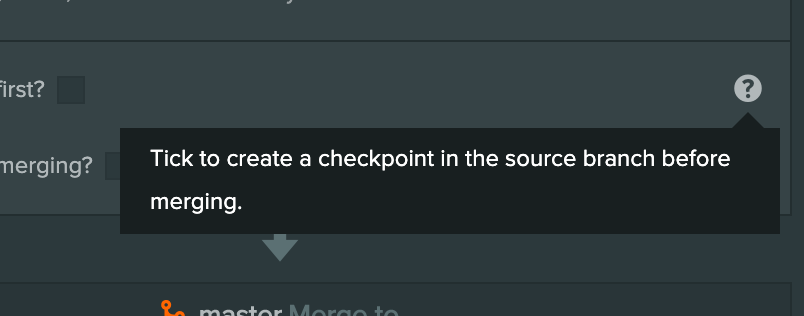 During a version control merge, change default option from source ...
