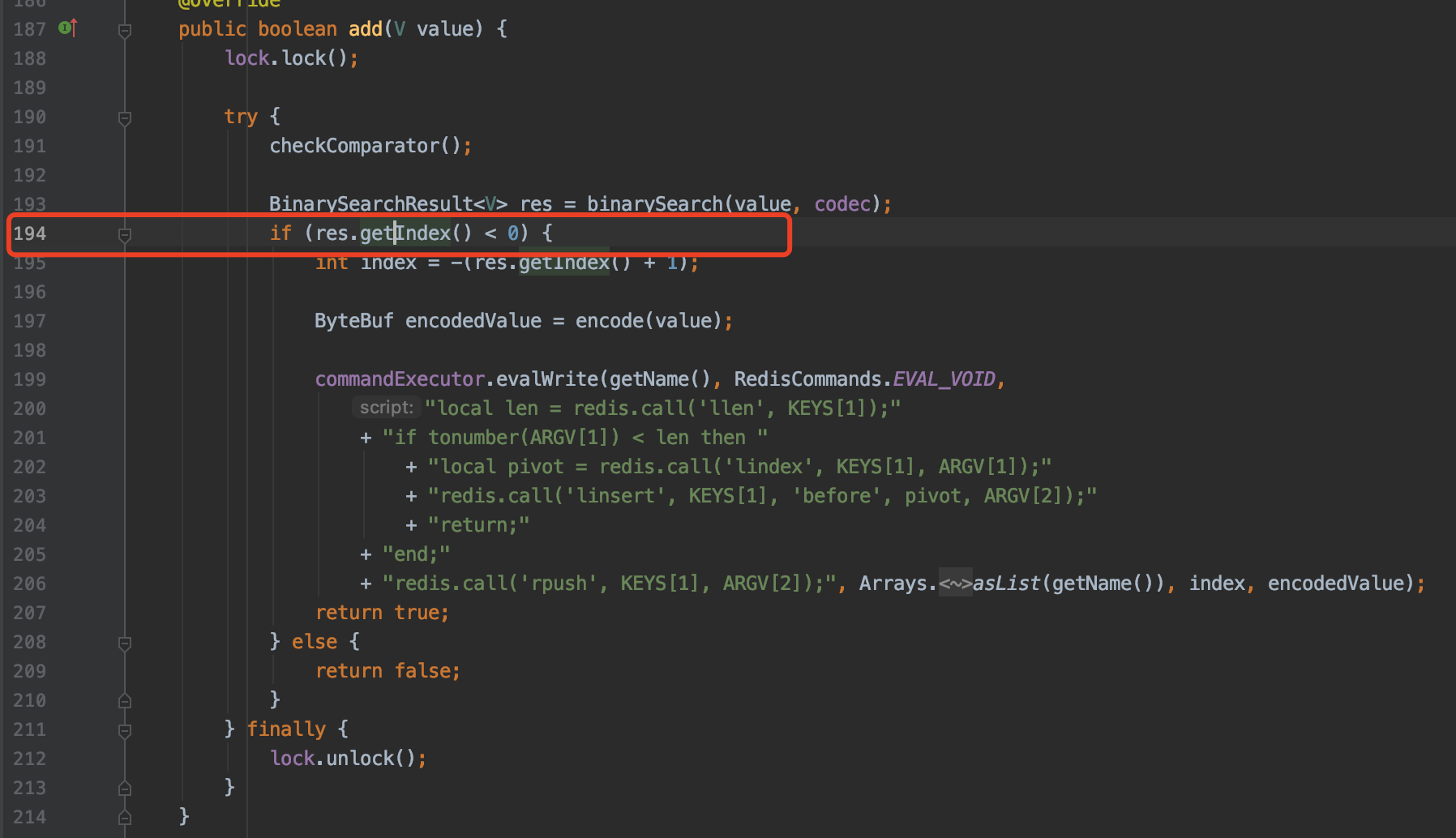 RedissonSortedSet NullPointException when add element · Issue #4594 ...