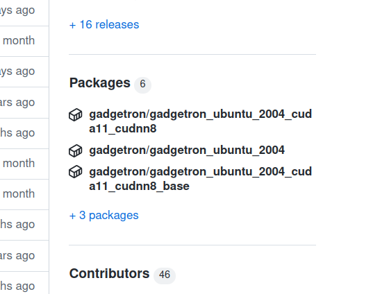 Github "Packages" List is misleading/incomplete due to filtering ...