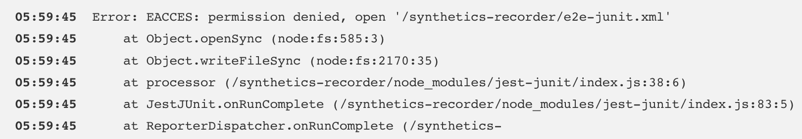[Bug] Test fails due to permission issue in CI · Issue #338 · elastic ...