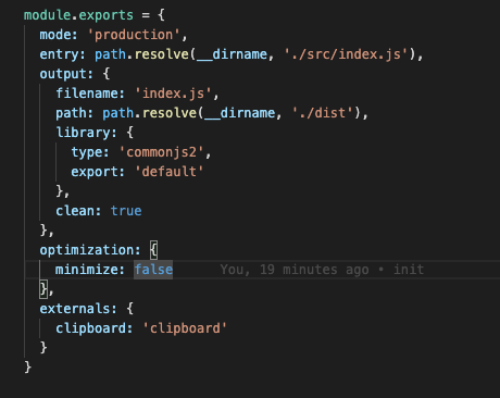 webpack v5 and output 'commonjs2' with externals can not work in ...