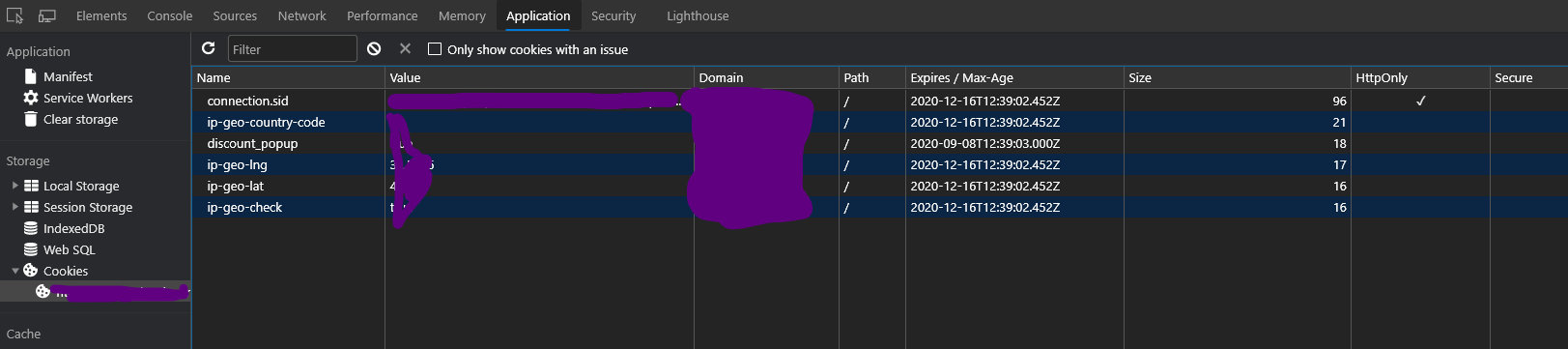 session-id not create if session name 'connect.sid' · Issue #782 ...