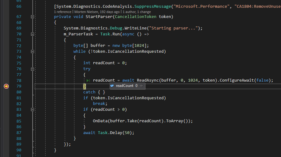 Can't Read from Serial Port on UWP · Issue 61 · dotMorten/NmeaParser