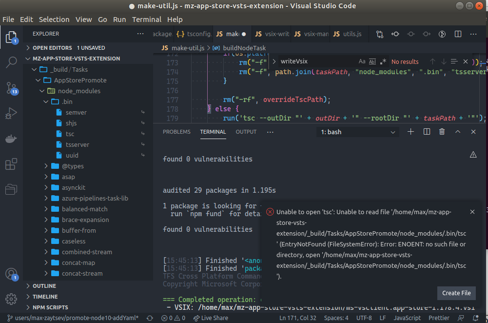 Remove tsc and tsserver Symbolic Links by maxzaytsev · Pull Request
