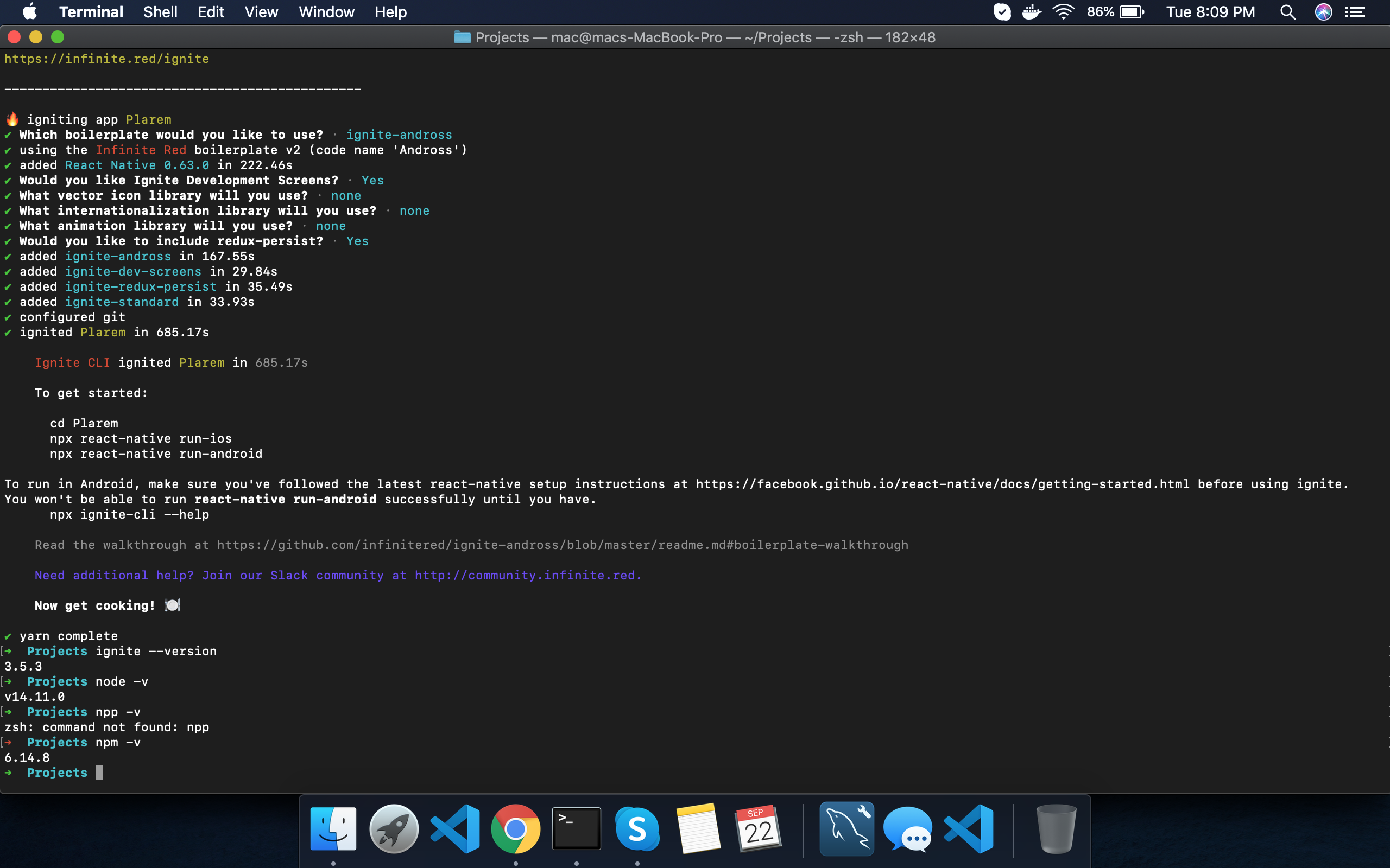 Ignite CLI Androse