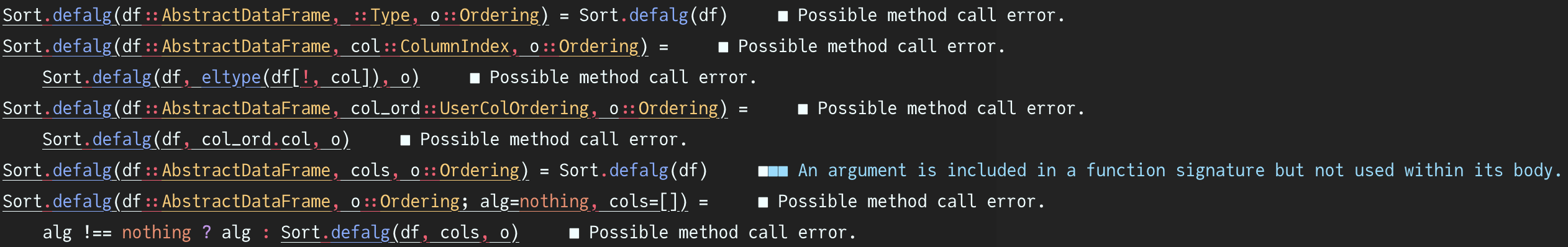 Many false positive warnings in neovim LSP · Issue #2670 · julia-vscode ...