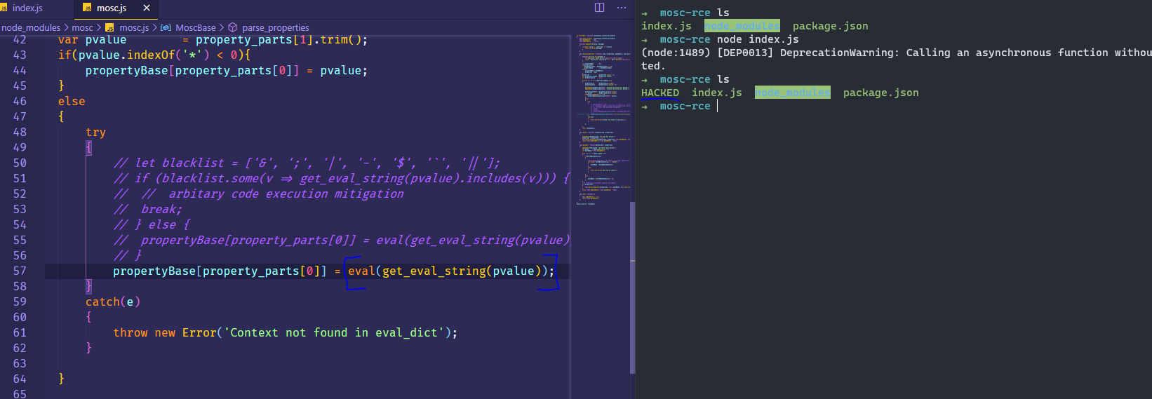 Security Fix for Arbitrary Code Execution - huntr.dev by huntr-helper ...