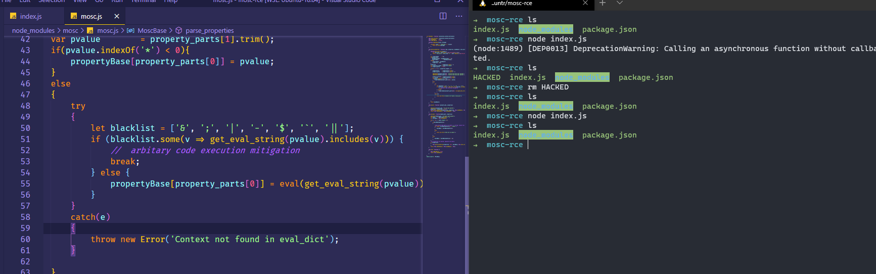 Security Fix for Arbitrary Code Execution - huntr.dev by huntr-helper ...