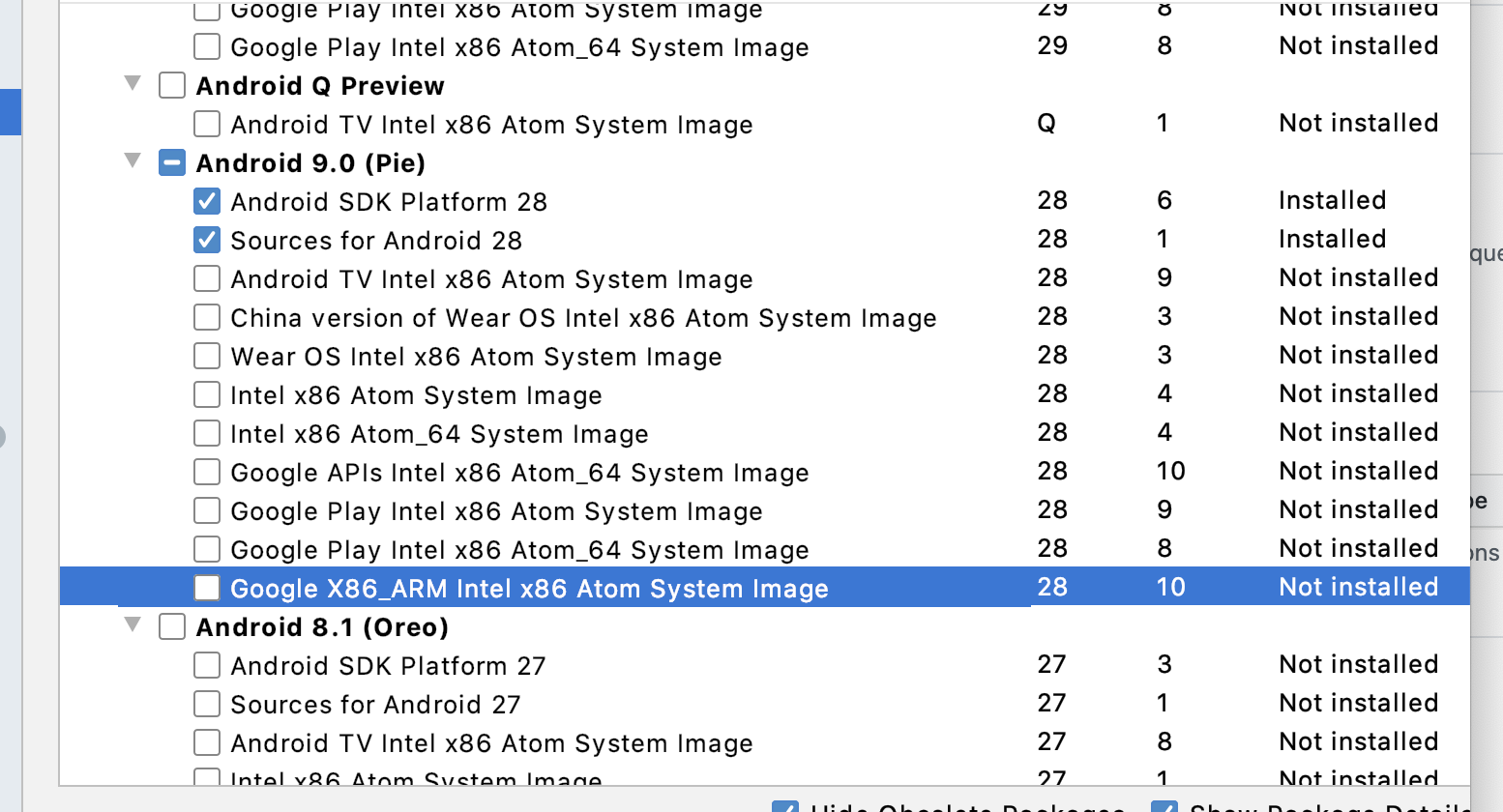 Cannot create Android 28 emulator in macOS hosted agent 10.15 · Issue ...