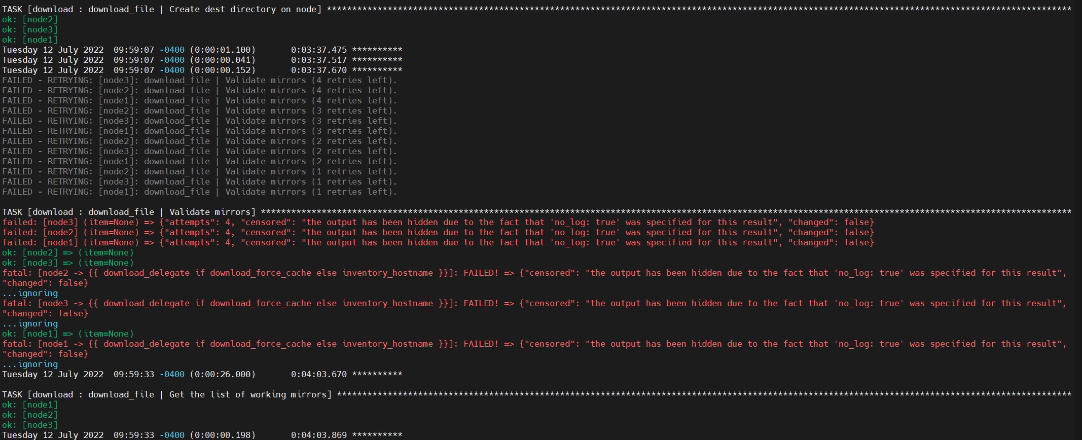 Error · Issue #9086 · kubernetes-sigs/kubespray · GitHub