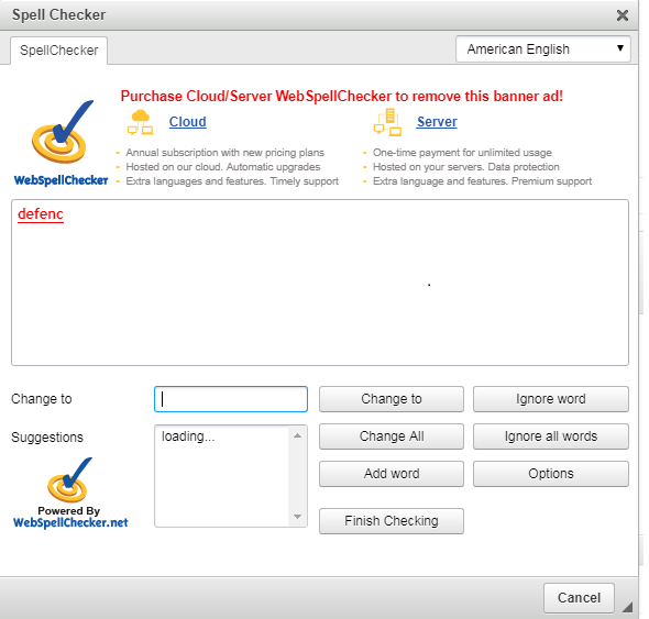 CKEDITOR SUGGESTIONS LIST SHOWING LOADING... · Issue #2764 · ckeditor ...