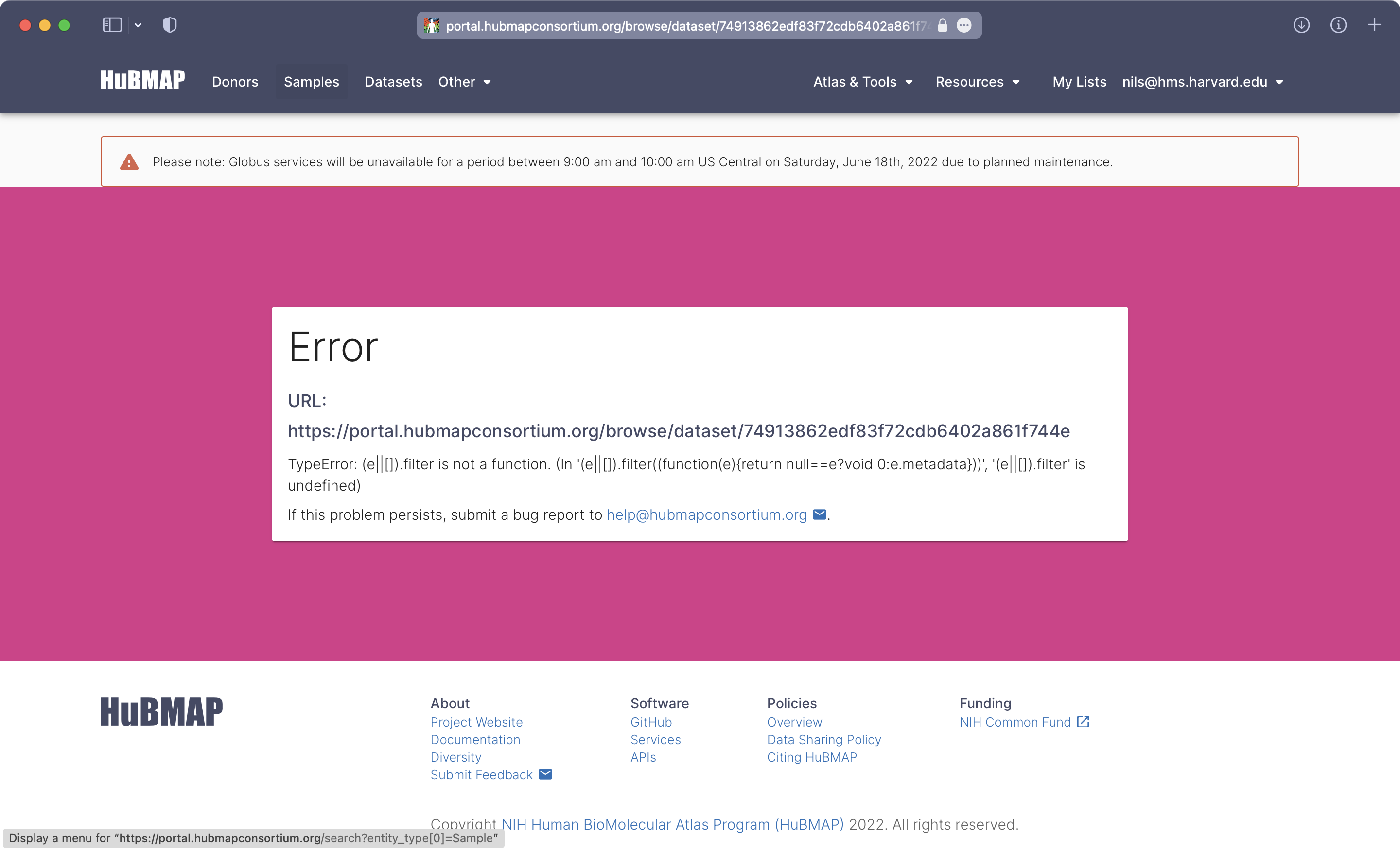 Fix error page when there is a banner present · Issue #2685 ...