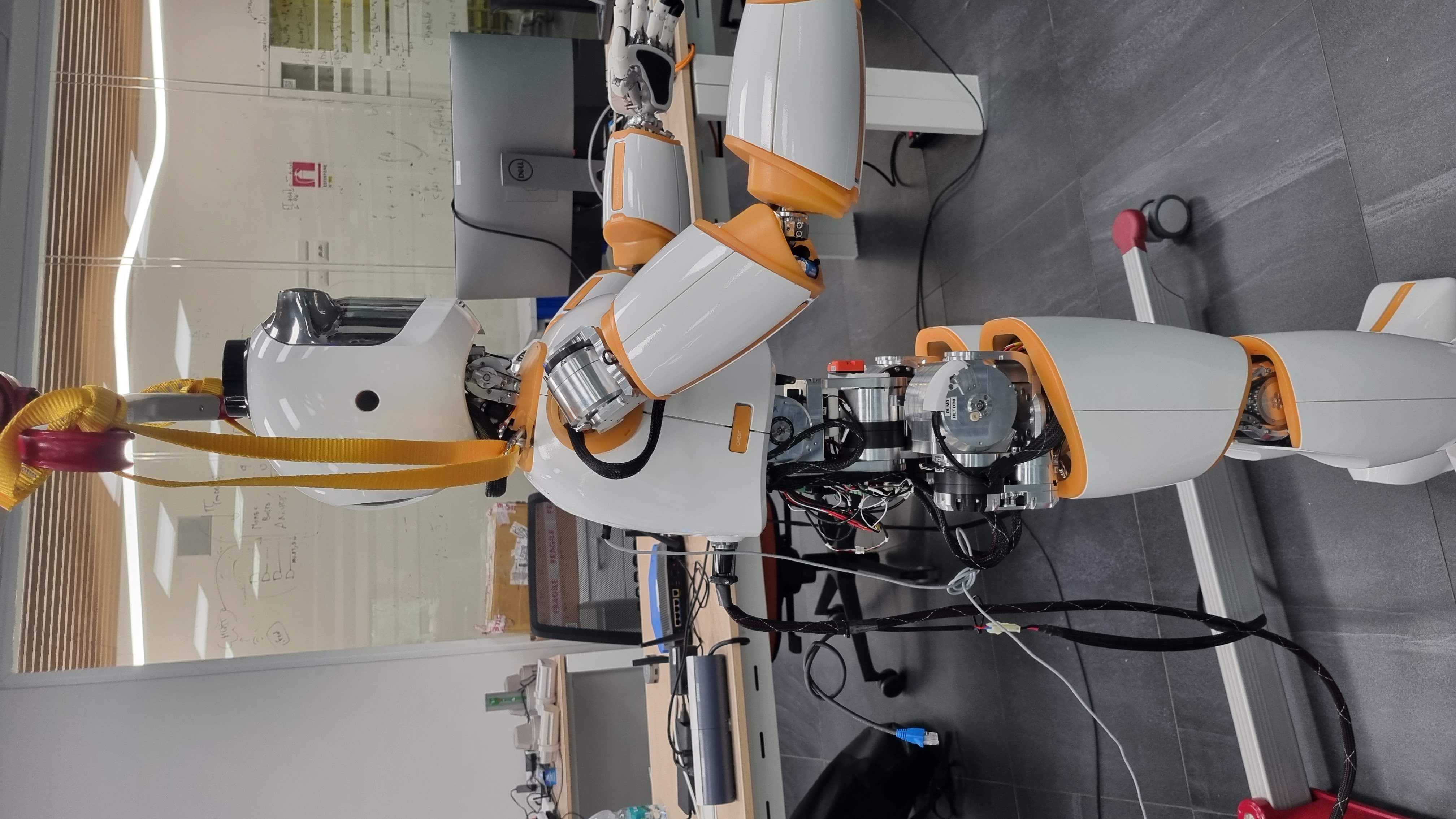 [ergoCubSN000] The head is straight when the neck pitch is zero and the ...