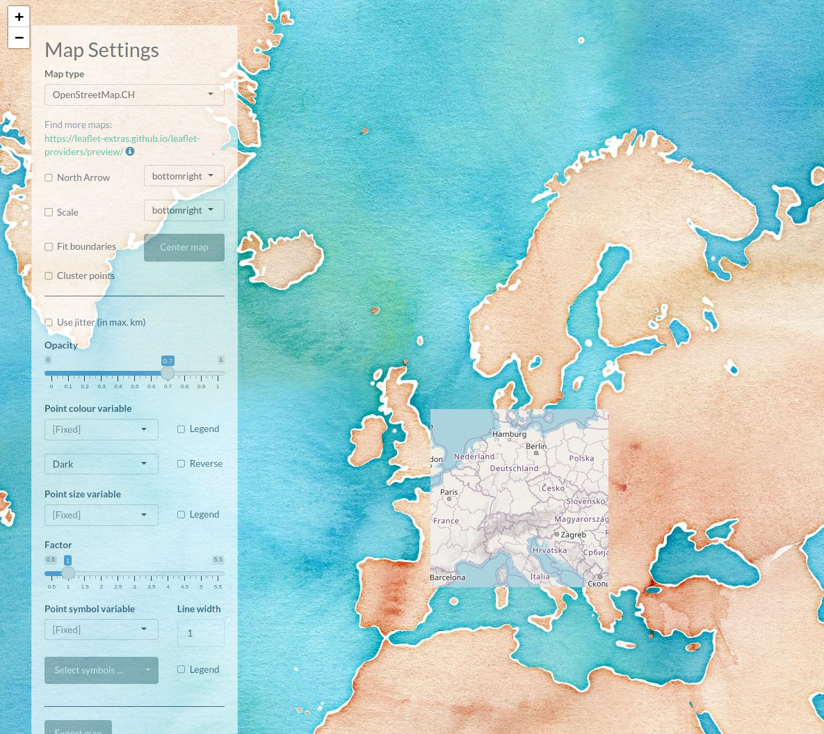 Several bugs with data import module and interactive map · Issue #161 ...