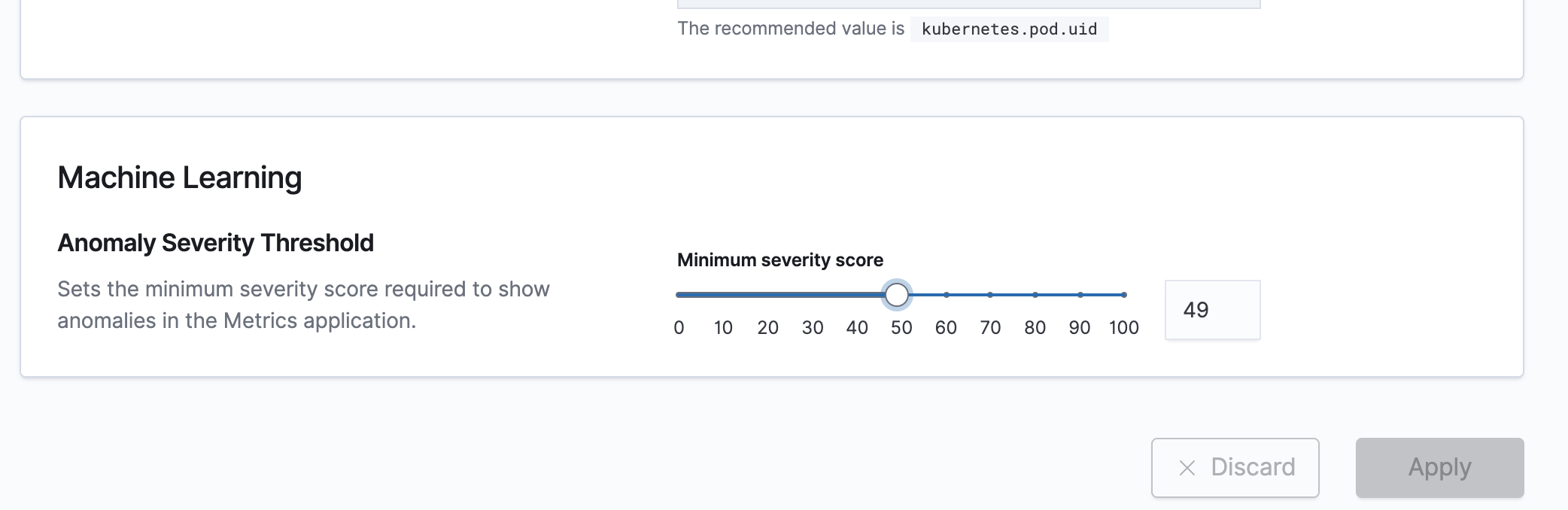[Metrics UI] Add anomaly severity threshold in Settings · Issue #88548 ...