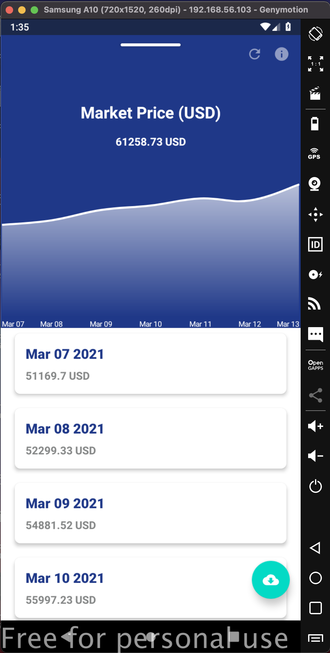 GitHub - may-andro/BitcoinTrend: A sample app for the charts in clean arch.