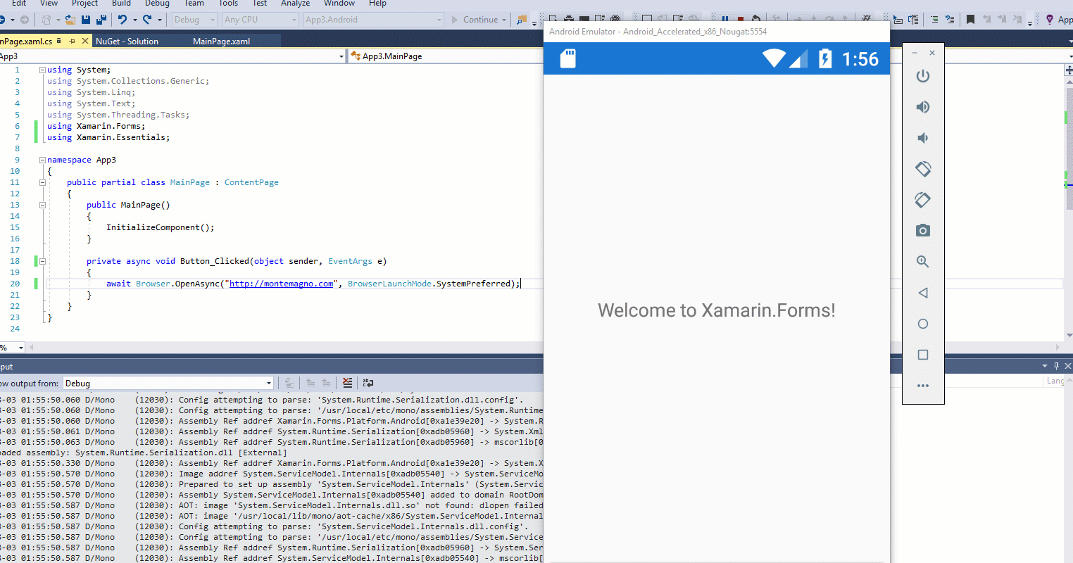 Error using Browser.OpenAsync · Issue #439 · xamarin/Essentials · GitHub