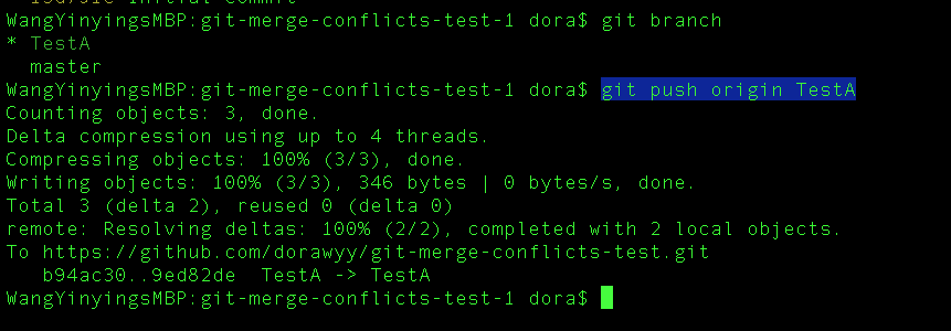 [testcase notes] #5 (aka 4-2): two developers work on the same branch ...