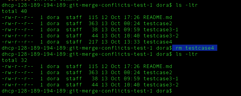 [testcase notes] #4: two developers work on the same branch ...
