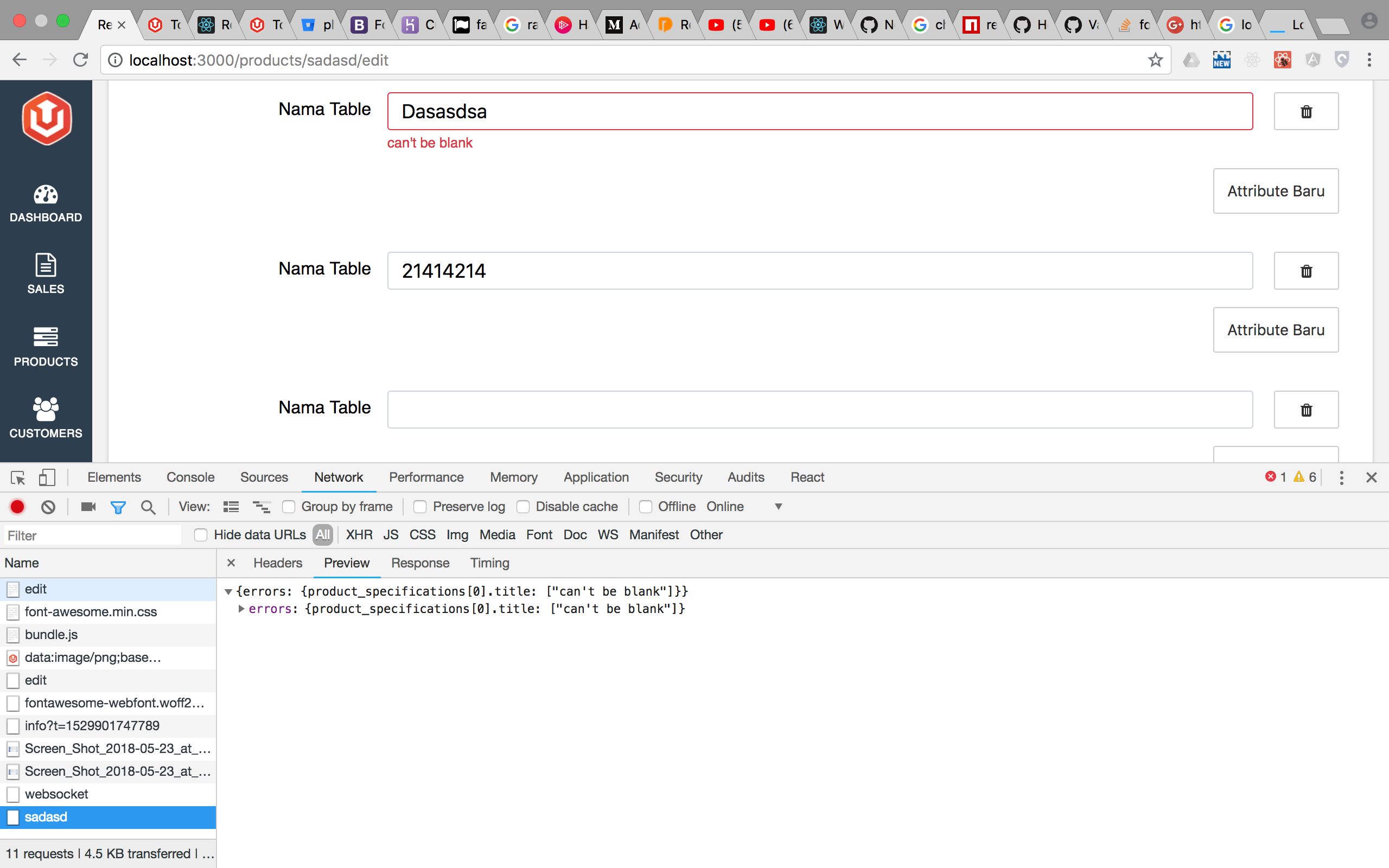 React Nested Input wrong index Errors on Update · Issue #13106 ...
