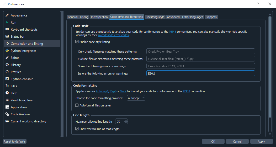 Pylint Inline Comment Disabling statement doesn't work · Issue 7879 · spyderide/spyder · GitHub