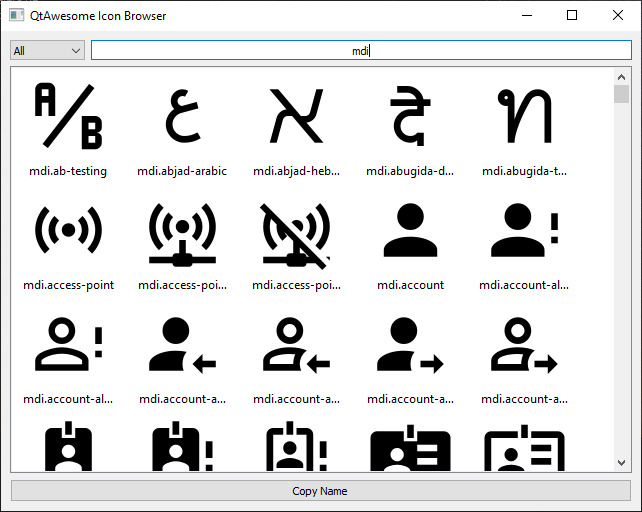 Unicode 32 fonts (Material Design -mdi) are not rendering properly with ...
