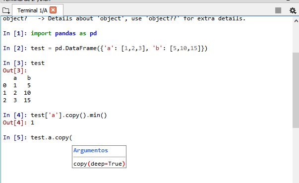 Openining a parenthesis of any function applied to a pandas dot ...