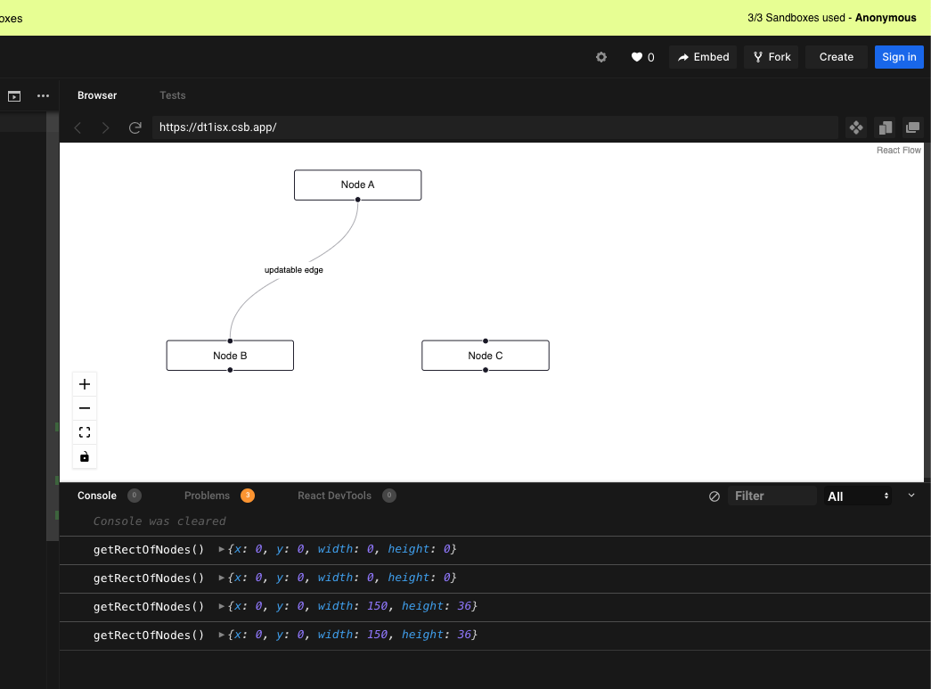 getRectOfNodes() is broken in V11 · Issue #2641 · xyflow/xyflow · GitHub