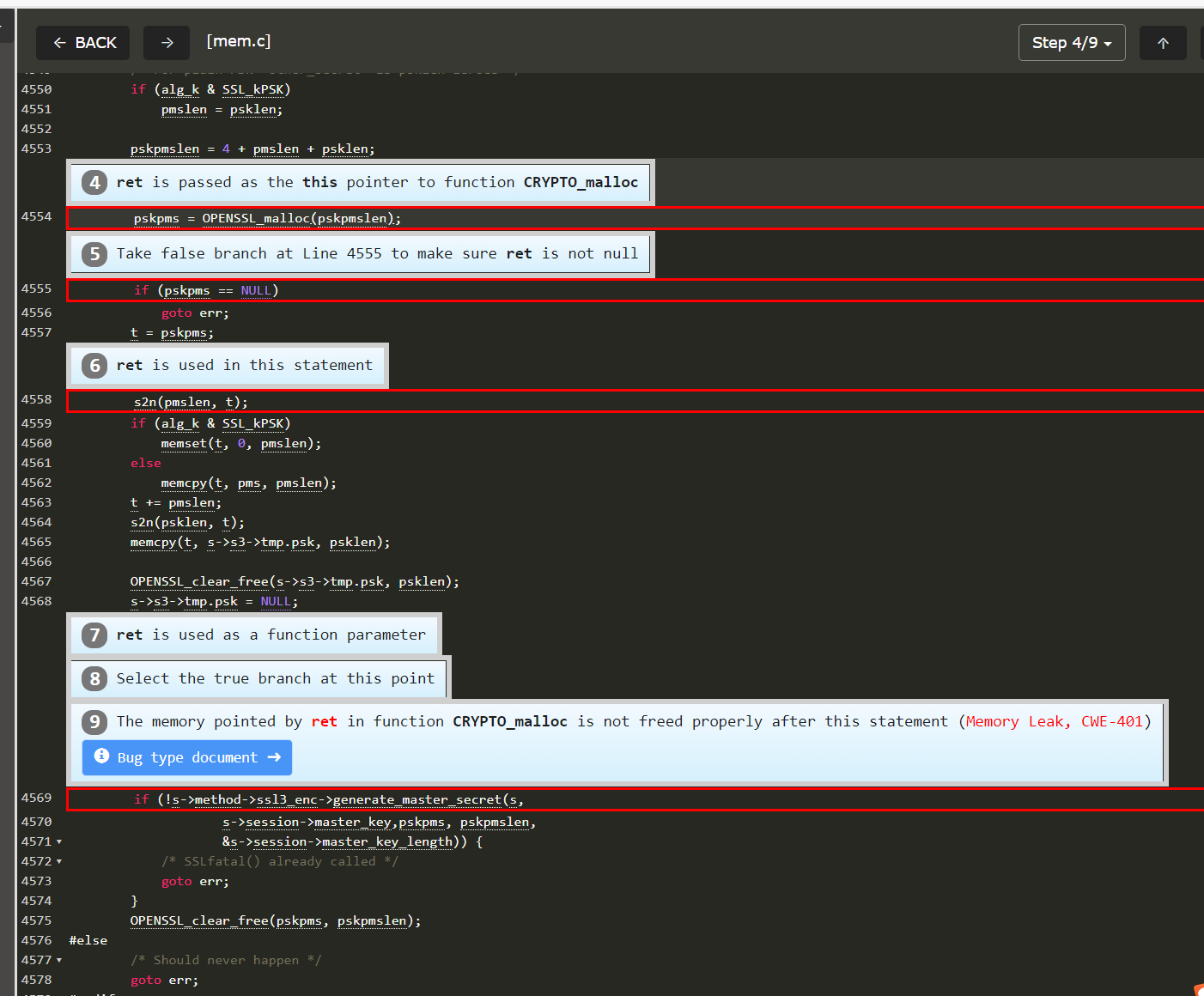 Memory Leak bug in ssl/s3_lib.c 4554 (4606) · Issue #7060 · openssl ...