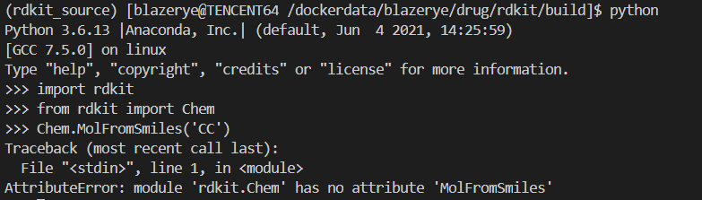 build from source with Conda, ctest failed · Issue #4263 · rdkit/rdkit ...