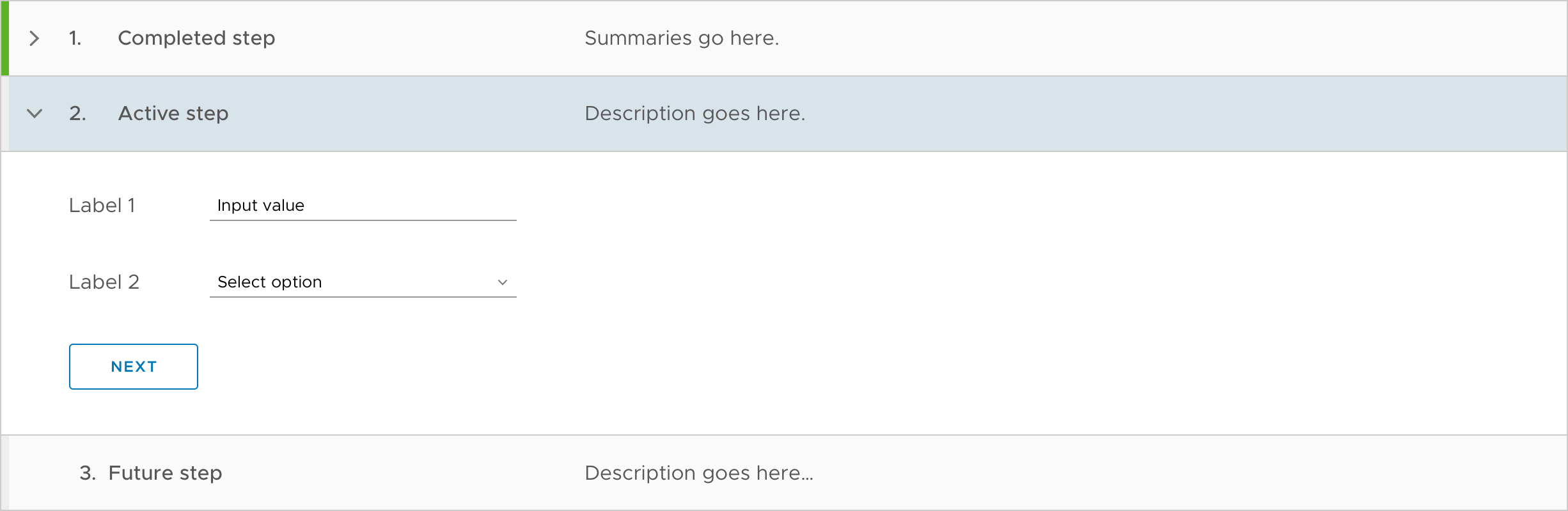 Stepper (New Component) · Issue #2503 · vmware-archive/clarity · GitHub