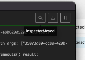 Clicking inspector icon did not launch the inspector but direct to ...