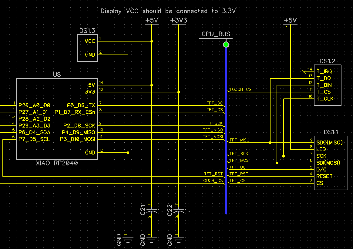 Seeed XIAO RP2040 & ILI9341 Touch not working · Bodmer TFT_eSPI ...