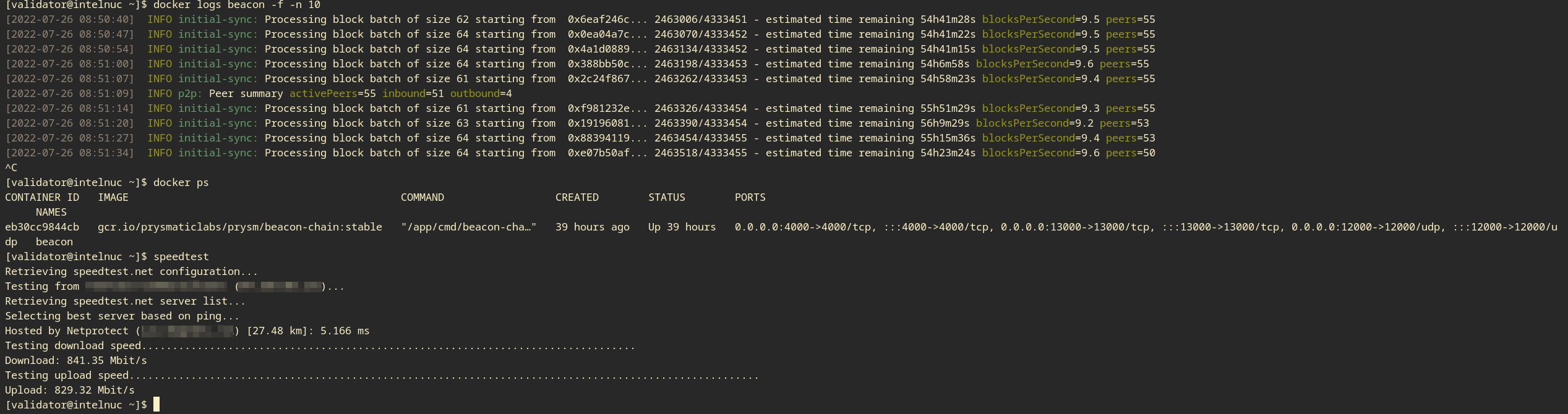 Slow initial sync and checkpoint save errors · Issue #11101 ·  OffchainLabs/prysm