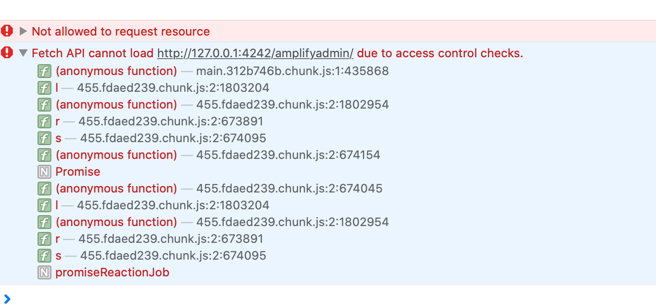 Safari can't authenticate admin app with CLI on amplify pull · Issue ...