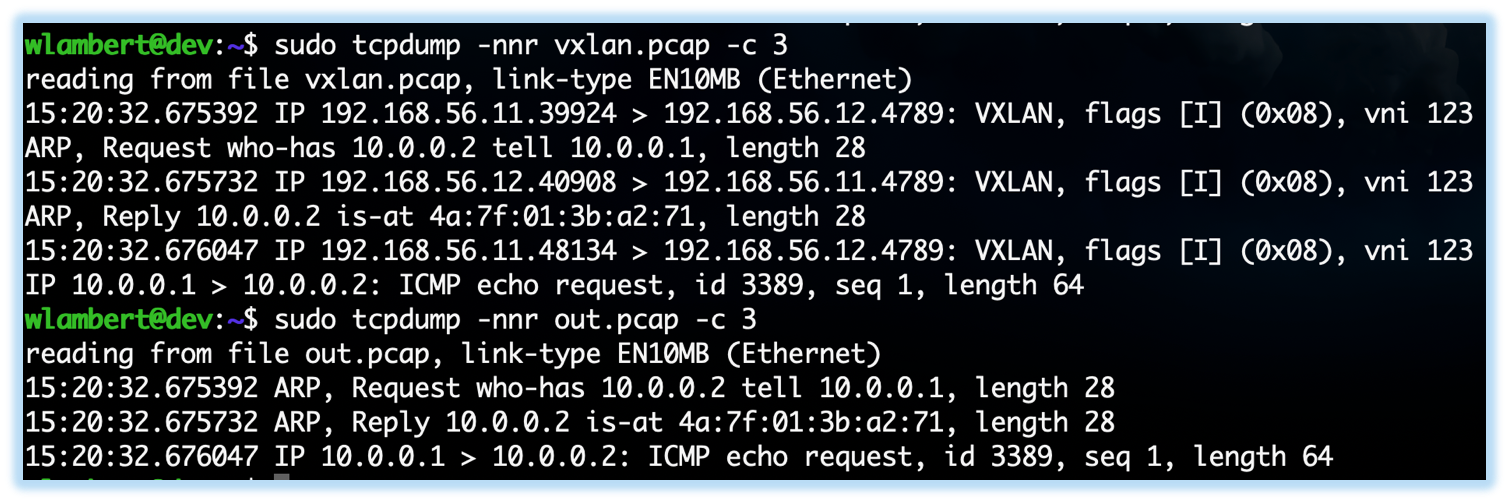 vxlan2pcap