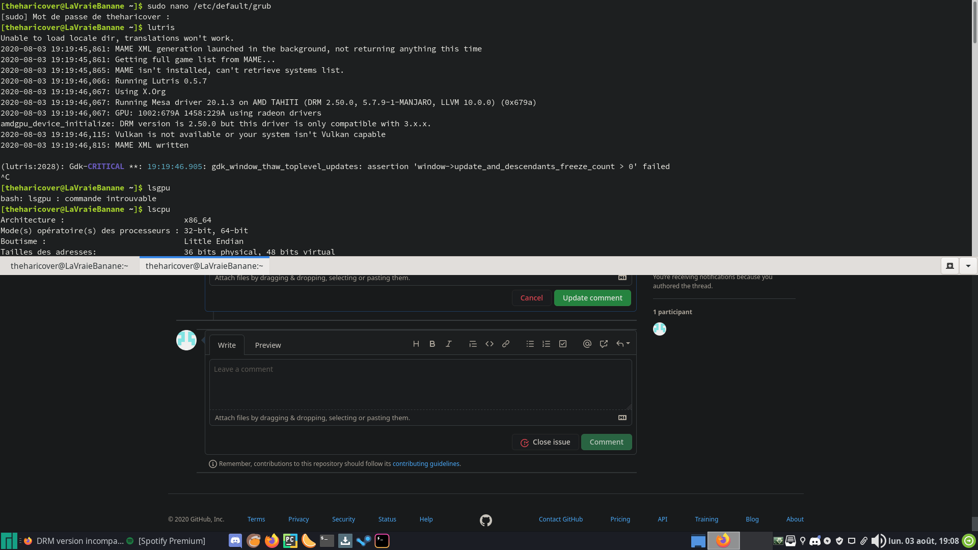 DRM version incompatibility · Issue #3063 · lutris/lutris · GitHub
