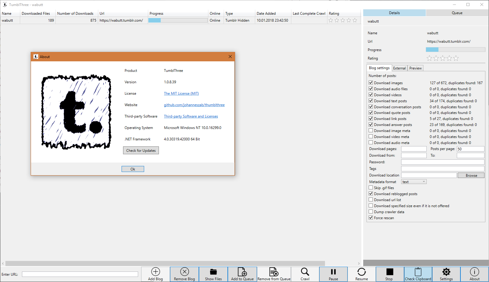 Hidden Tumblr not working if reblog option unchecked. · Issue 194