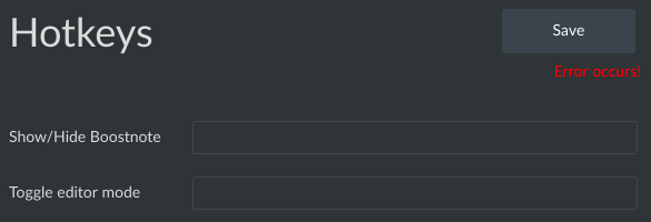 [Feature Request] Disable Hotkeys · Issue #2087 · BoostIO/BoostNote ...