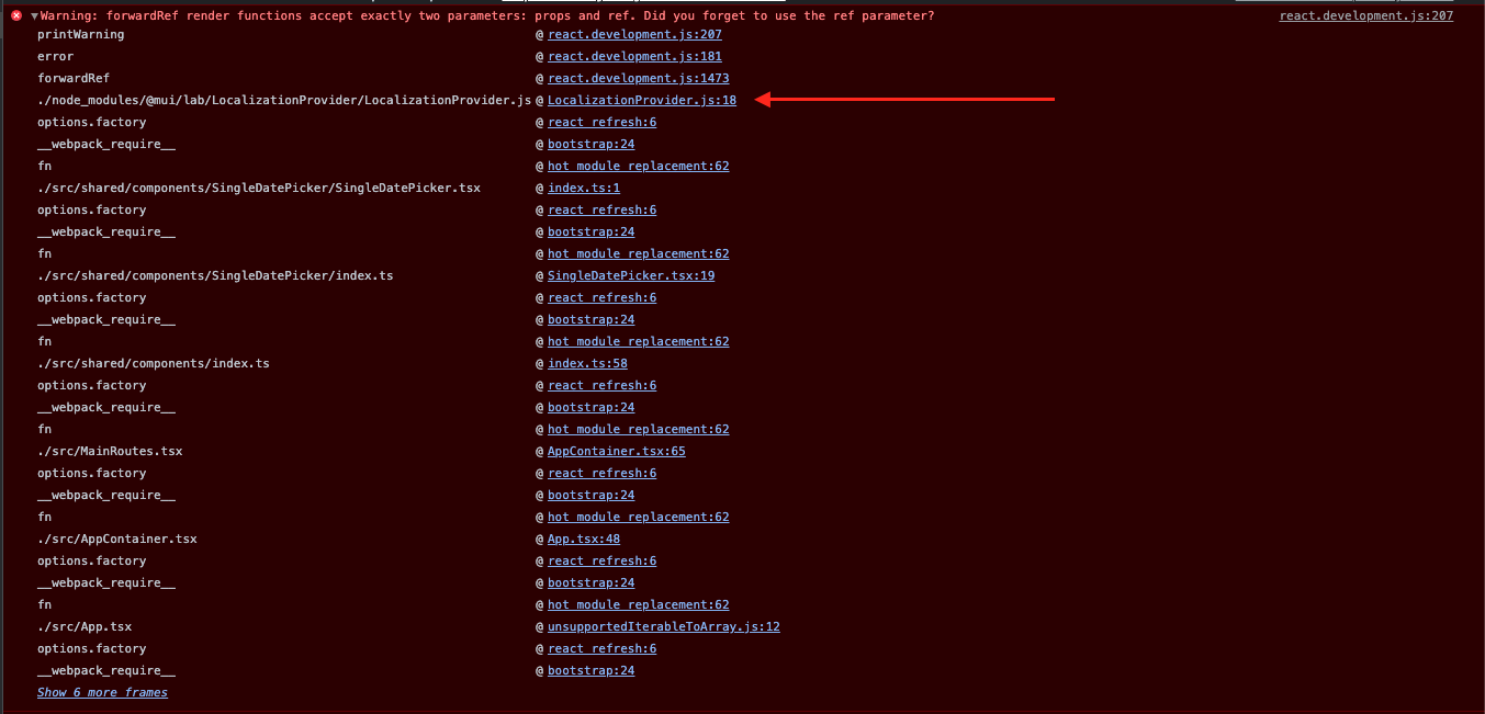 [pickers] Console warning when migrating from the lab · Issue #33080 ...