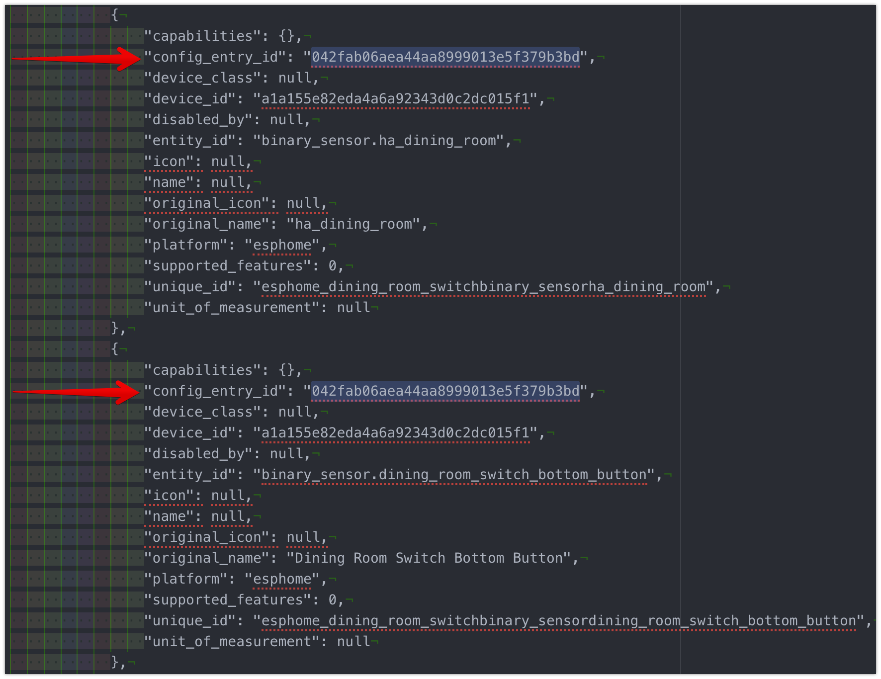 FR Add ability to filter by config_entry_id ID · Issue 114